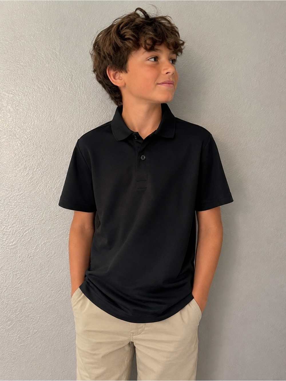 Izod Boy’s Polo Shirt Black